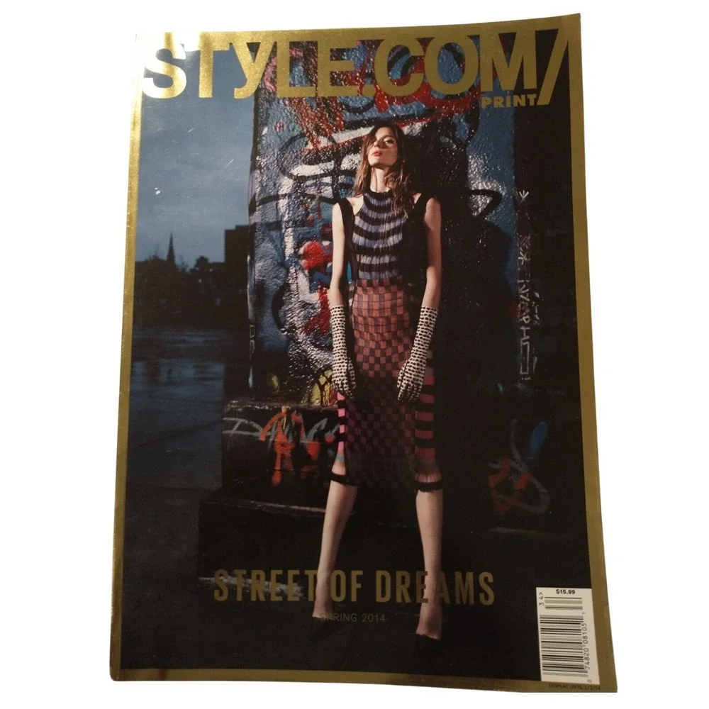 Style.com Print Magazine Spring 2014 Street of Dreams Runway Fashion 2 Issues